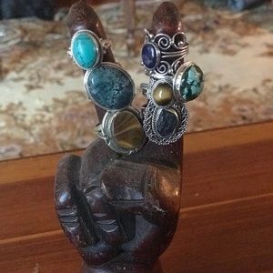 Silver Rings different sizes